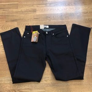 Naked & Famous Black Thermo Stretch Denim